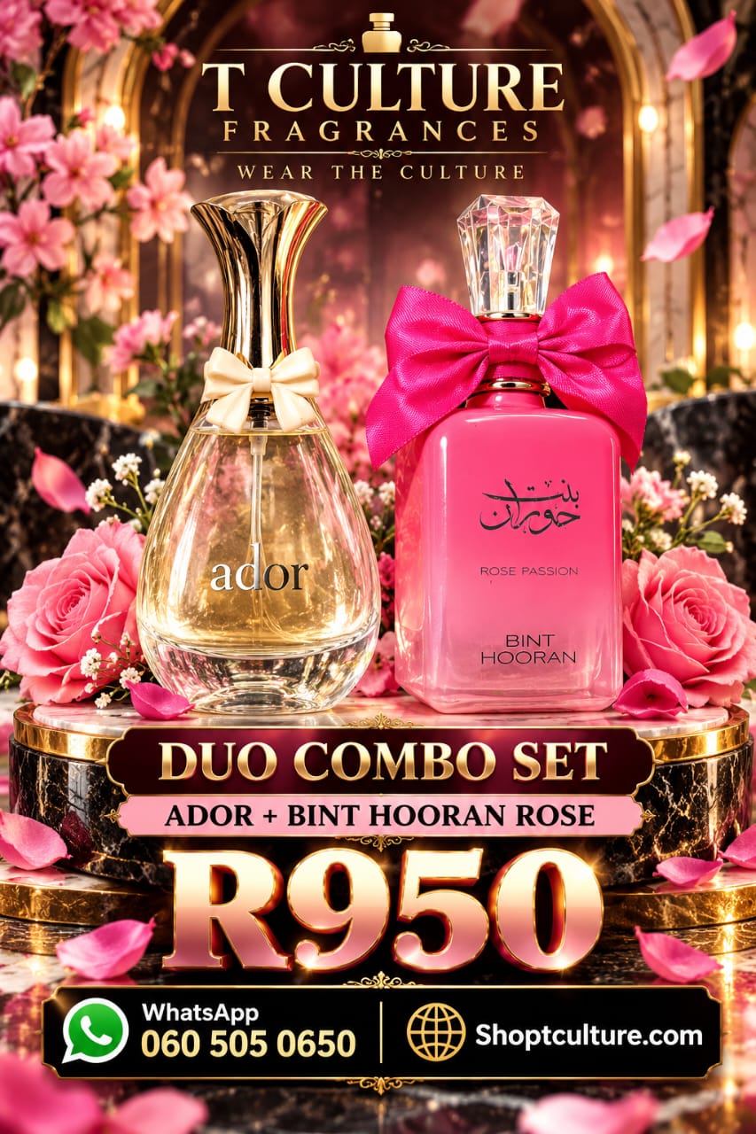 Ador by Fragrance World + Bint Hooran Rose Passion by Ard Al Zaafaran