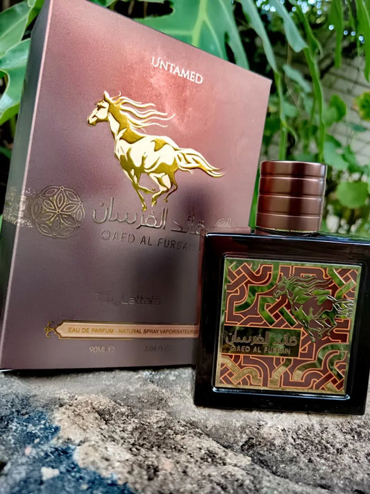 Qaed Al Fursan Untamed Brown Box (Inspired By Versace Eros Flame)